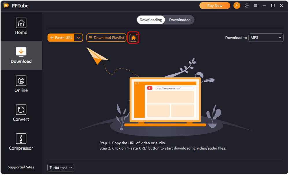 pptube downloader extension