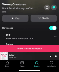 Download Albums on Tidal to Your Phone