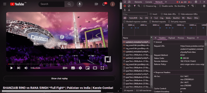 Download Private YouTube Videos with Inspect Tool