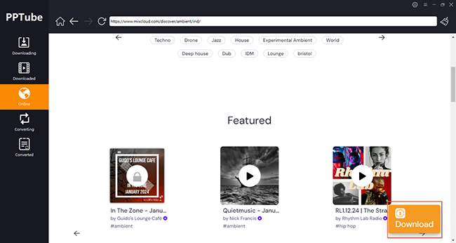 Mixcloud-download