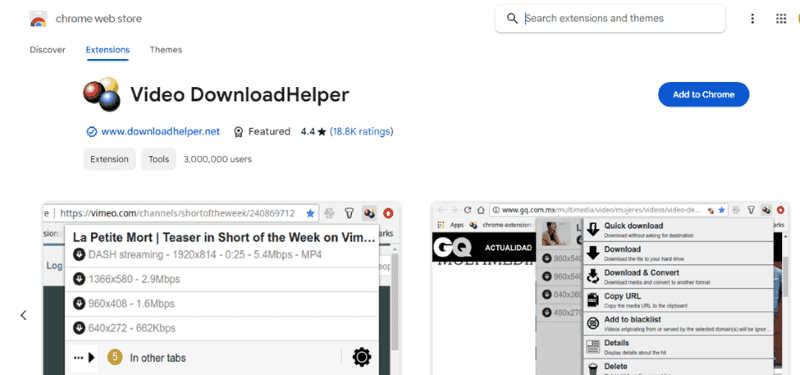 Video Downloaderhelper