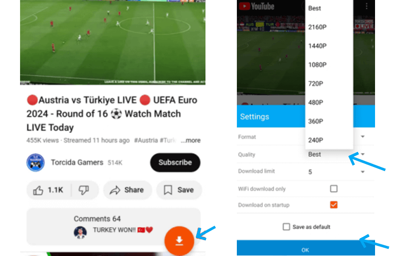 change-youtube-live-to-MP4