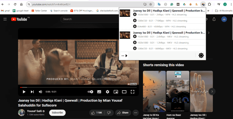 choose the format chrome