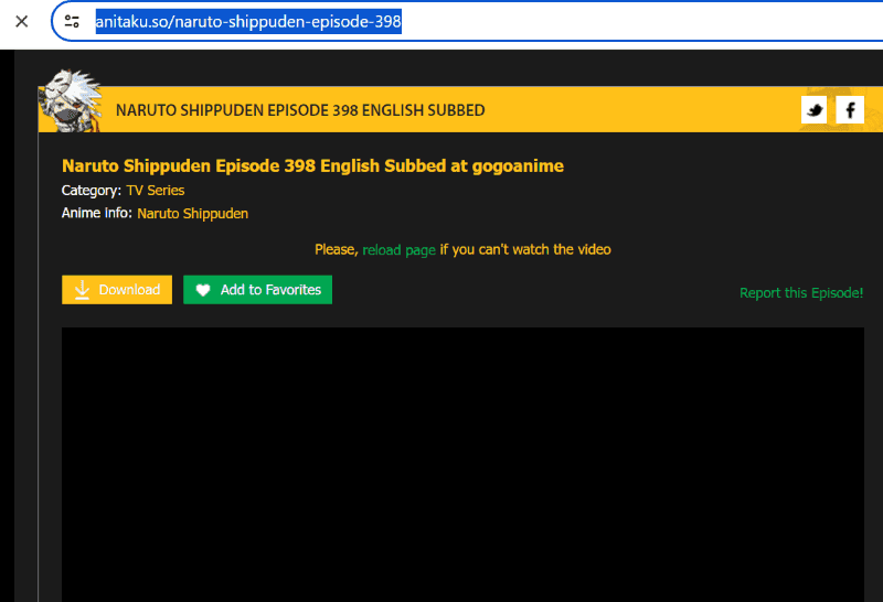 copy gogoanime url