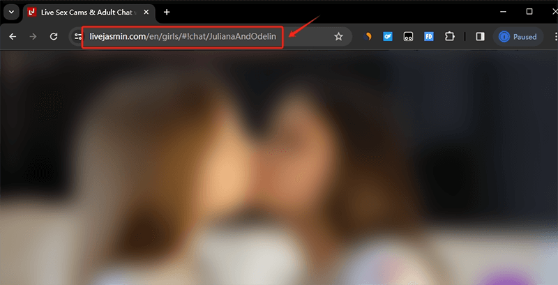 copy livejasmin livestream url