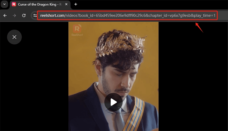 copy reelshort video url