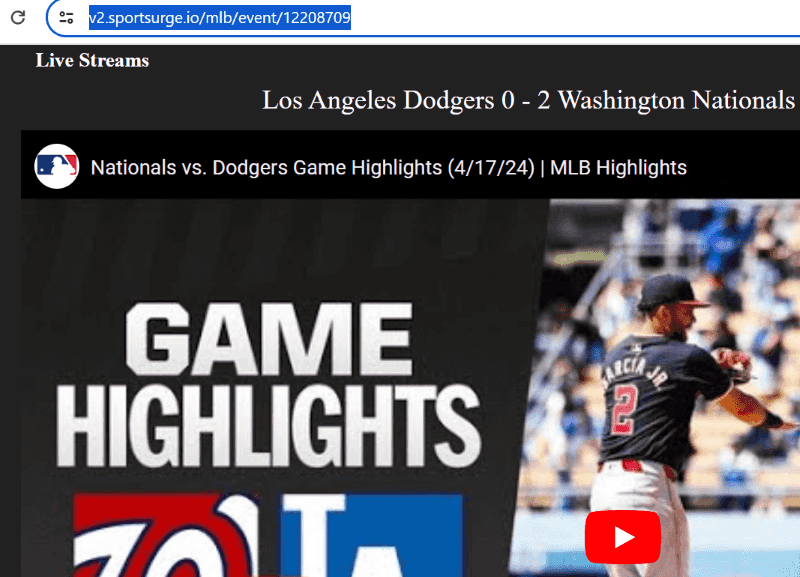 copy sportsurge url