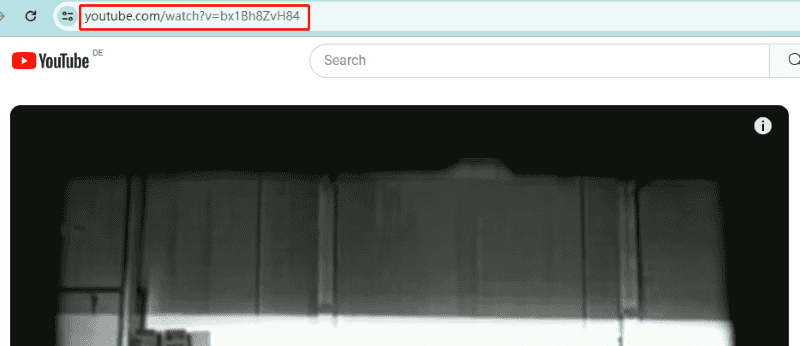 copy youtube video url