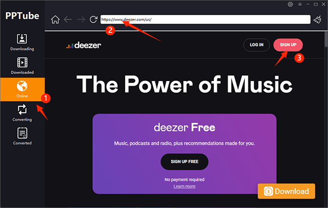 deezer-login