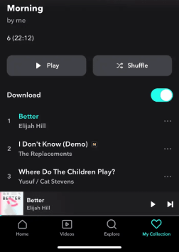 download Tidal songs to your phone