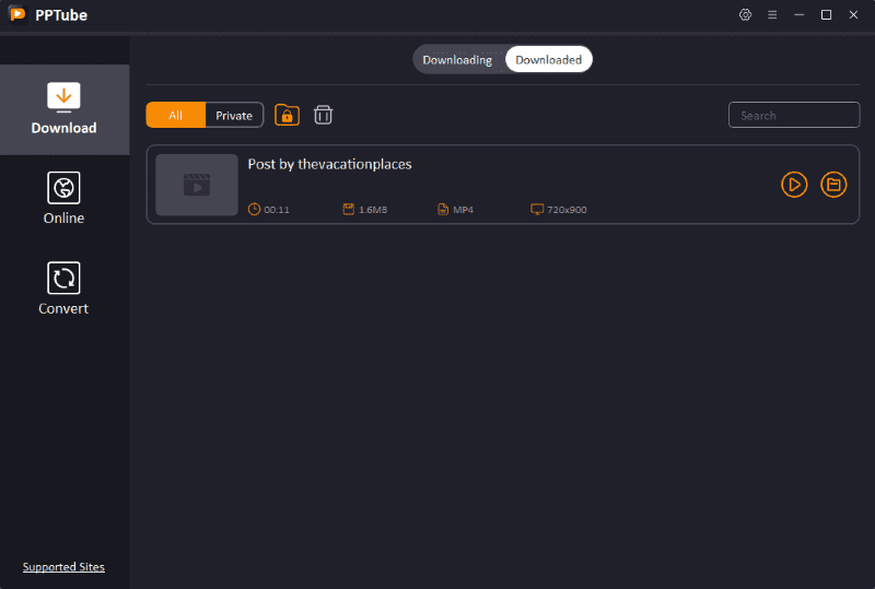 download intagram video