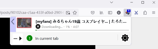 download myfans video firefox