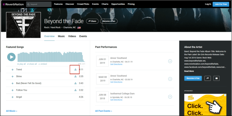 download-reverbnation-songs