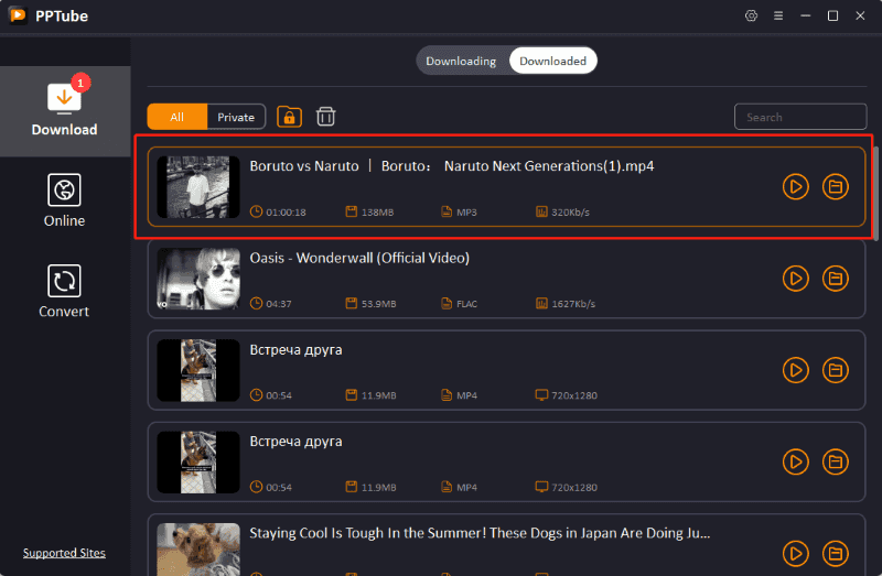 downloaded streamtape