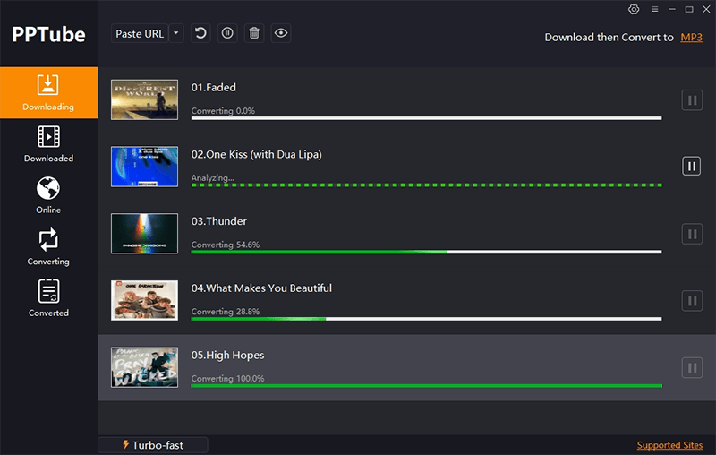 download spotify playlist pptube