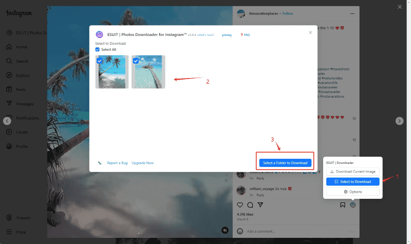Esuit select to download
