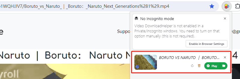 find the downloaded chrome
