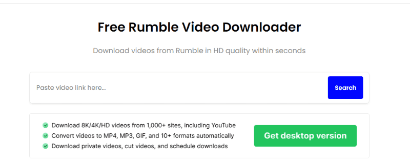 free rumble video downloader