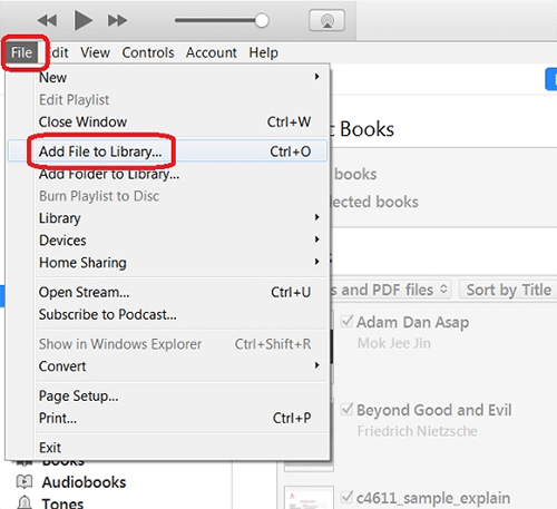 itunes add file to library