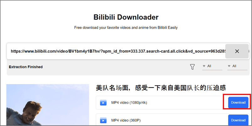 download bilibili video