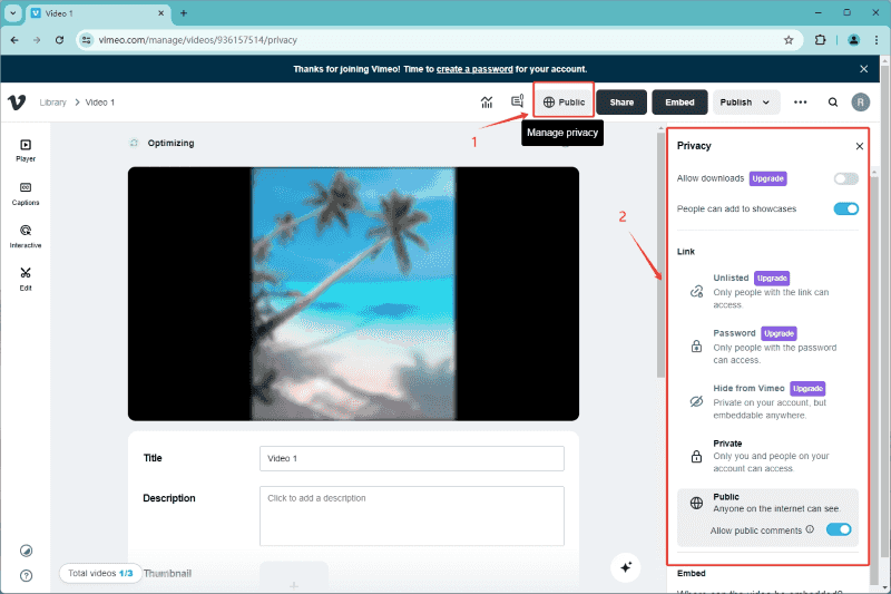 kinds of vimeo video