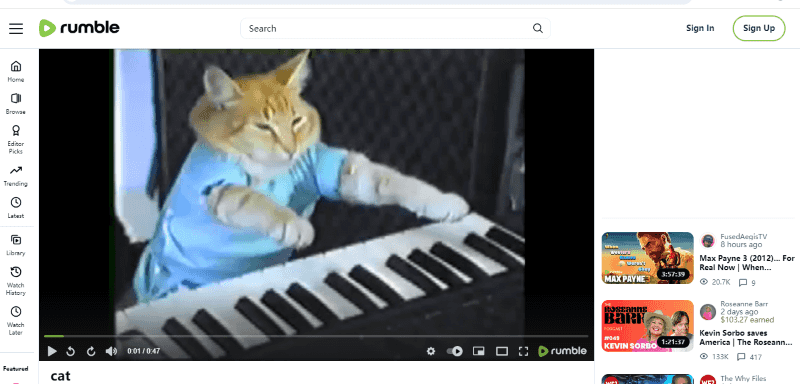 open rumble video you like