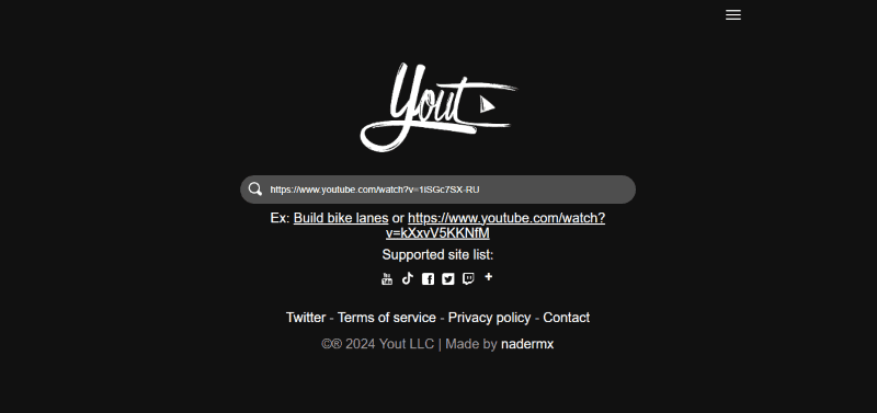 paste url yout