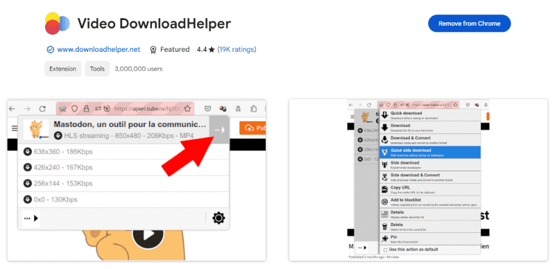 video downloadhelper