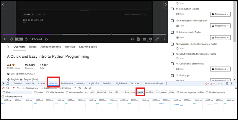 download udemy video on web