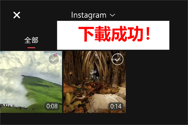 下載成功ig-reels